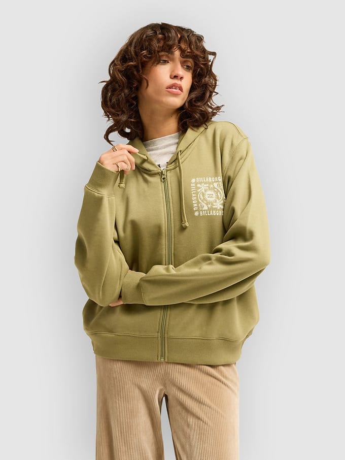 Billabong Always Looking Sweatshirt Met Rits Groen S Vrouw