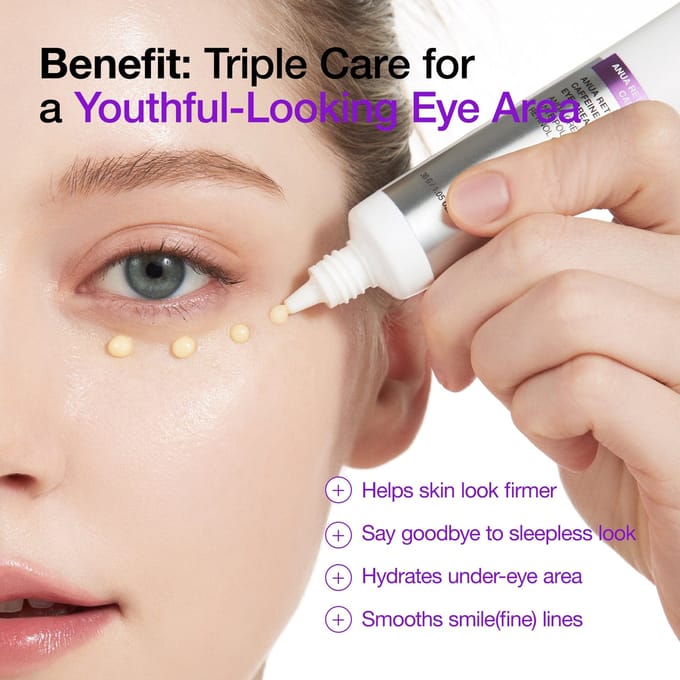 Anua - Retinol 0.1 Caffeine Revitalizing Eye Cream - Oogcrème