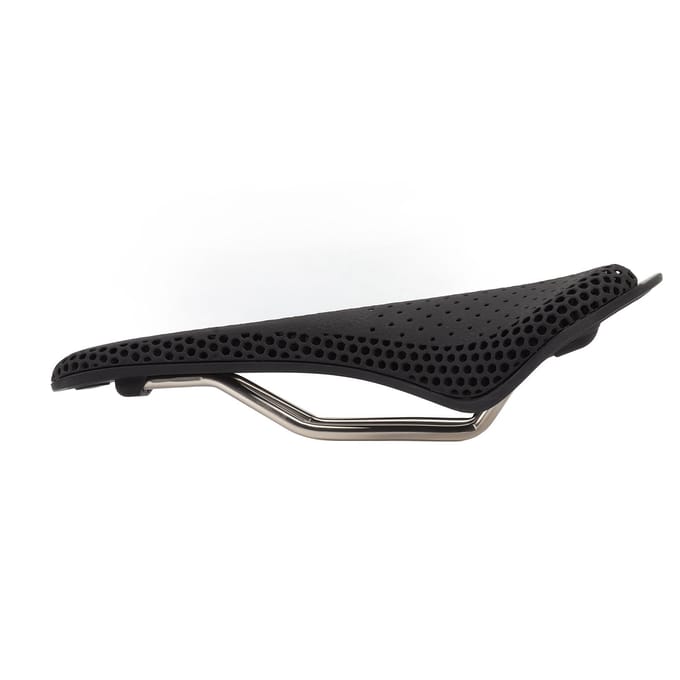 Coussin de Vélo Impression 3D Arceau en Acier Chrome Molybdène Creux Léger Housse de Siège de Vélo pour Route black