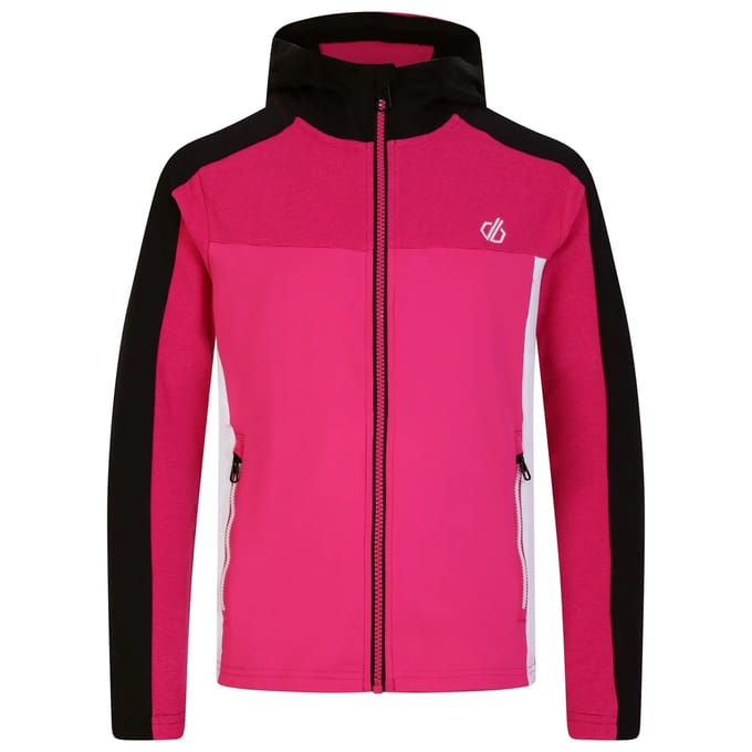 Dare2b Thriving Core Stretch Midlayer Jas Roze 11-12 Years Meisjes