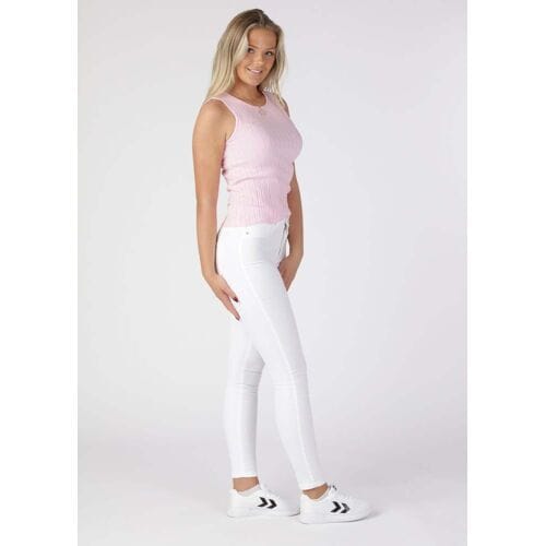 NOISY MAY Callie Hw Skinny Jeans White 29