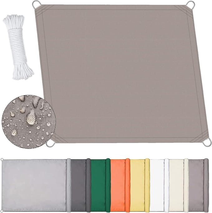 Stoelkussen Gewatteerd - Loungekussen Hoge Rug - Buiten Ontspannen - Waterdicht PU-Coating - Niet Gespecificeerd - Beige