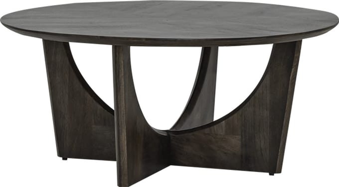 Tower Living Salontafel Fermo Rond Olijfbruin 90cm