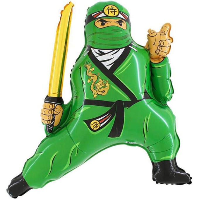 Folieballon - Groene Ninja