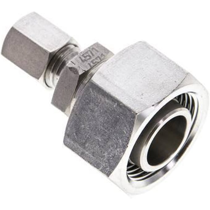 6L & 18L RVS Rechte Snijringkoppeling Draaidoorvoer 315bar ISO 8434-1