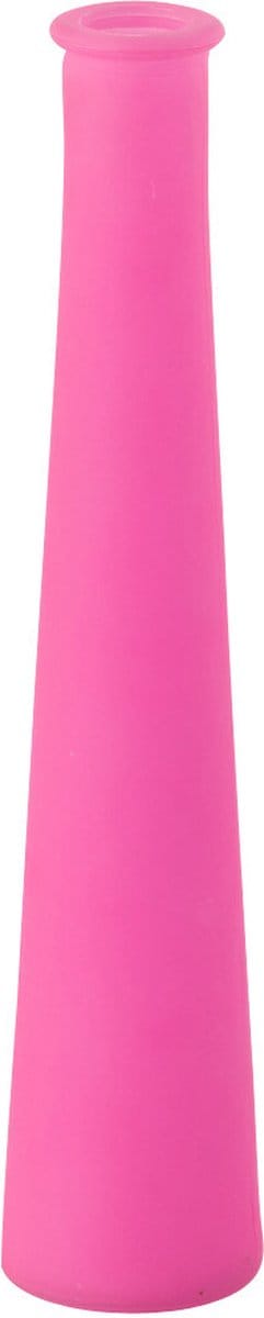 J-Line vaas Tube - glas - roze - 31.5 cm hoog