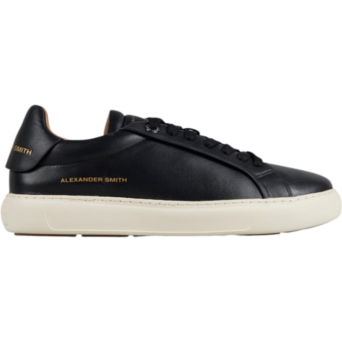 asbcsom-3660-blk Alexander Smith Mannen Leder Zwart