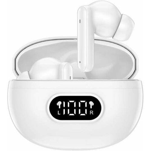 DENVER True wireless earbuds with charging case & handsfree function with ENC (4 mics) - TWE-357
