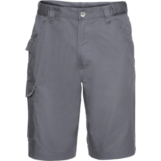 Russell Werkkleding Twill Shorts (Konvooi Grijs)