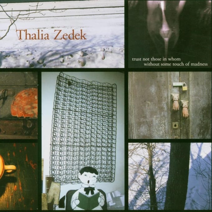 Trust Not Those In Whom Without Some Touch Of Madness Without - Thalia Zedek