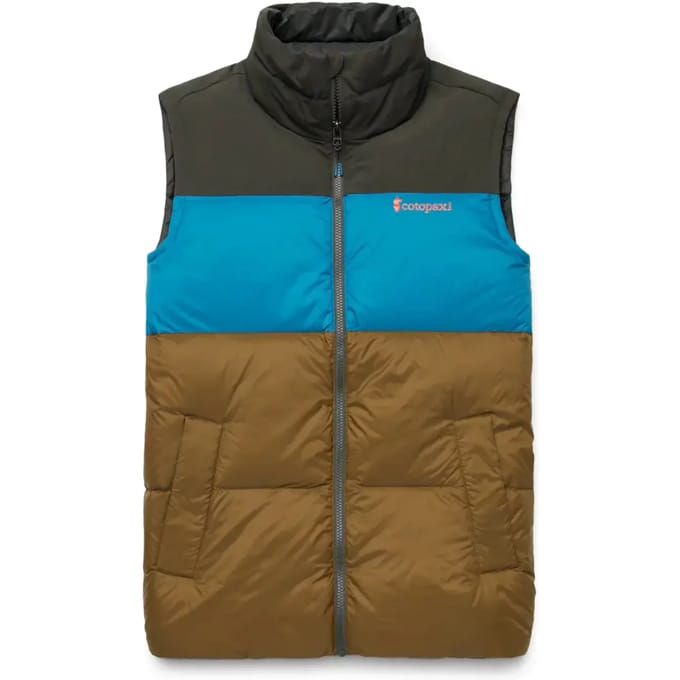 Solazo donsvest Mouwloos donsvest voor heren Bos/golf