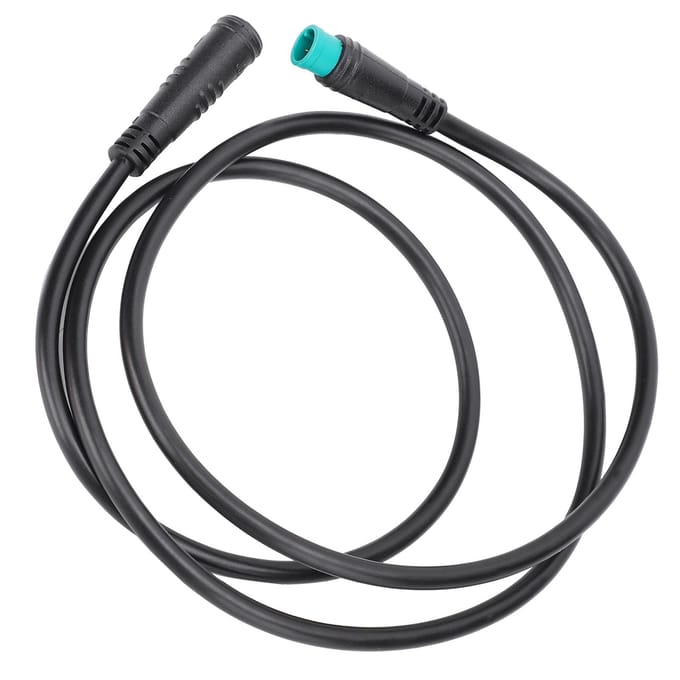 Instrument Verlengsnoer 5-pins EBike Accessoire Kabels voor 8FUN BBS01BBS02BBSHD Motor black