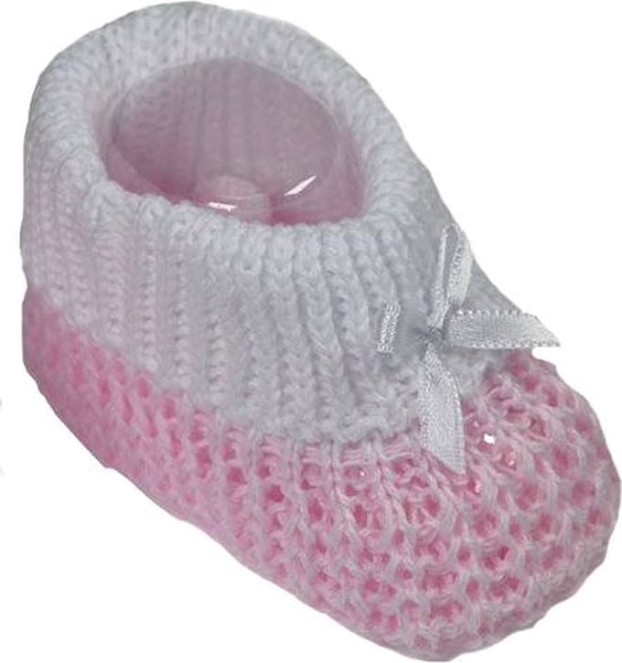 Soft Touch Babysloffen Junior 0-3 Maanden Roze Wit S431