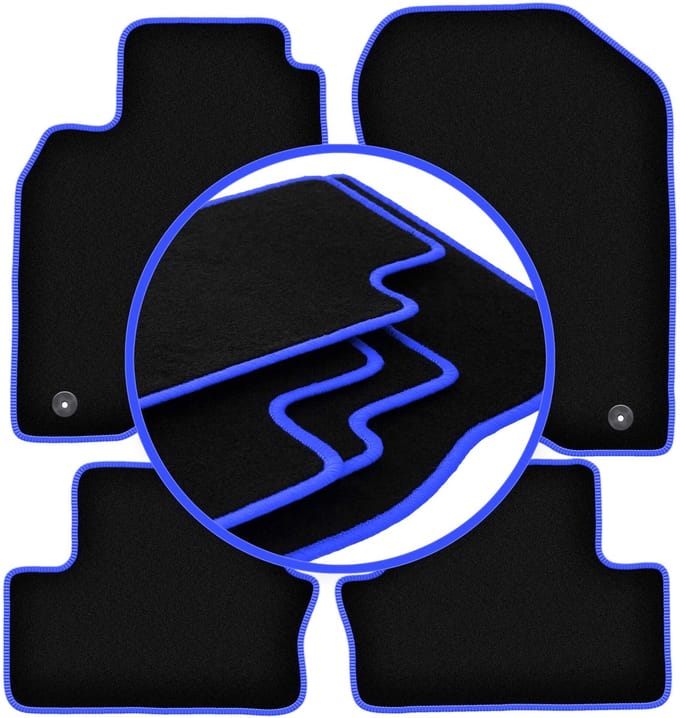 CARLUX-BLUE automatten voor: Honda Insight II hatchback (2009-2014)
