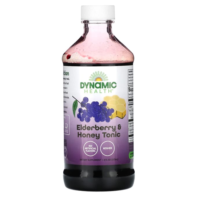 Dynamic Health, Vlierbes & Honing Tonic, 8 fl oz (237 ml)