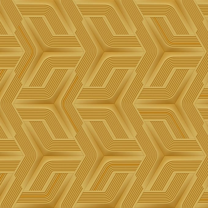 Zambaiti Vinylbehang Z12800 - Lamborghini - Grafisch Goud - 70cm x 10.0m