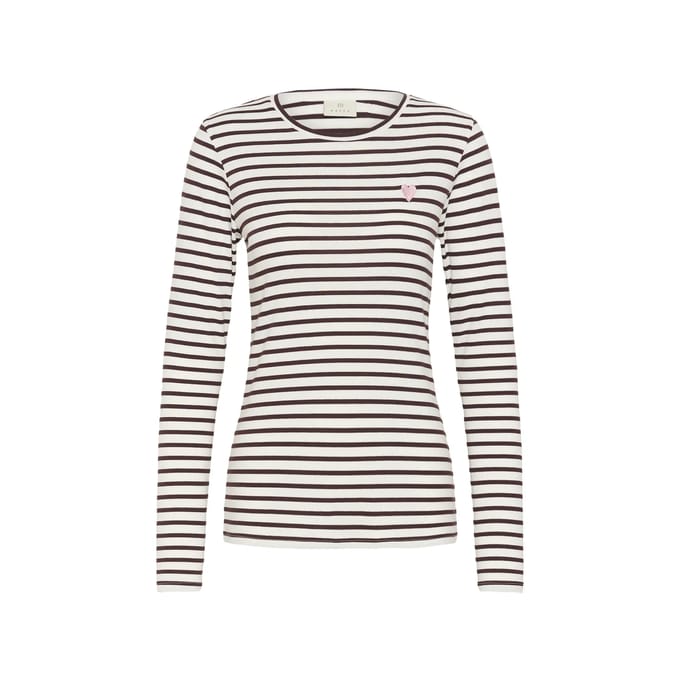 Dames-T-shirt met lange mouwen KAFFE LIDdy