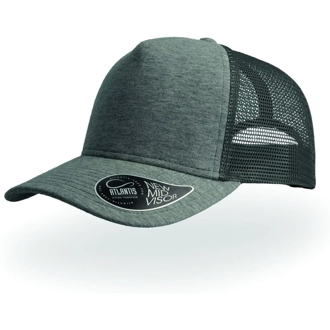 Atlantis Headwear Rapper Jersey Cap AT517 - Dark Grey - One size
