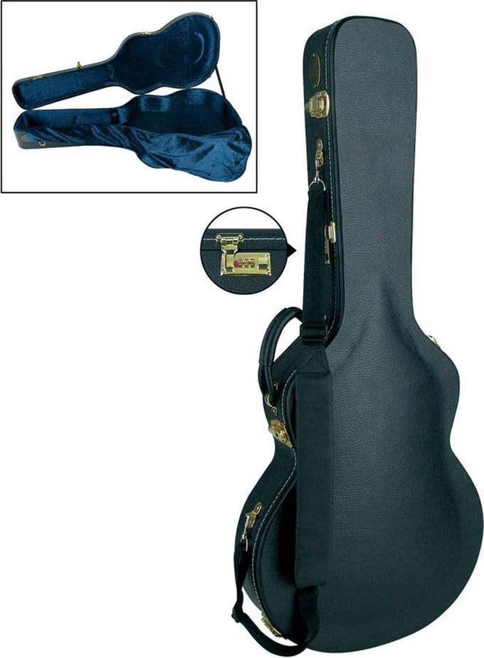 Koffer 335-model gitaar Boston Traditional Pro Series CEG-500-SA Deluxe