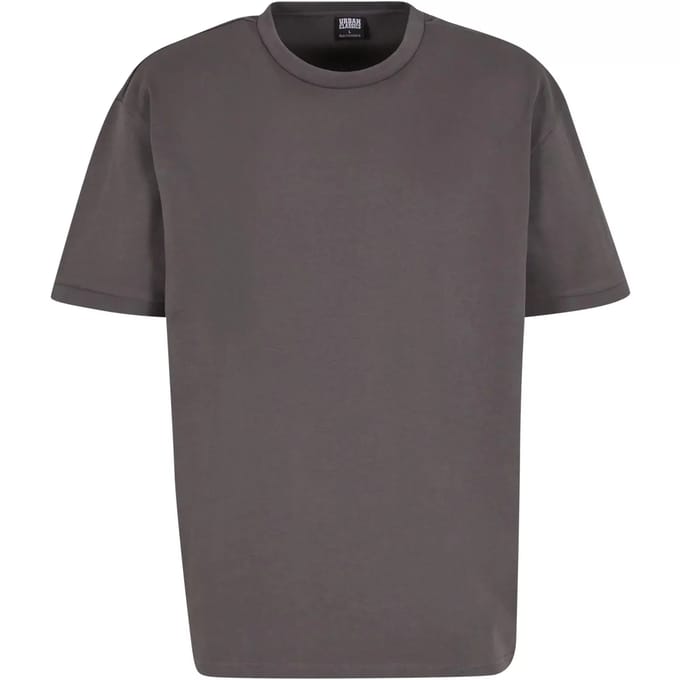 Urban Classics - Rib Cuff Heren Tshirt - XL - Grijs