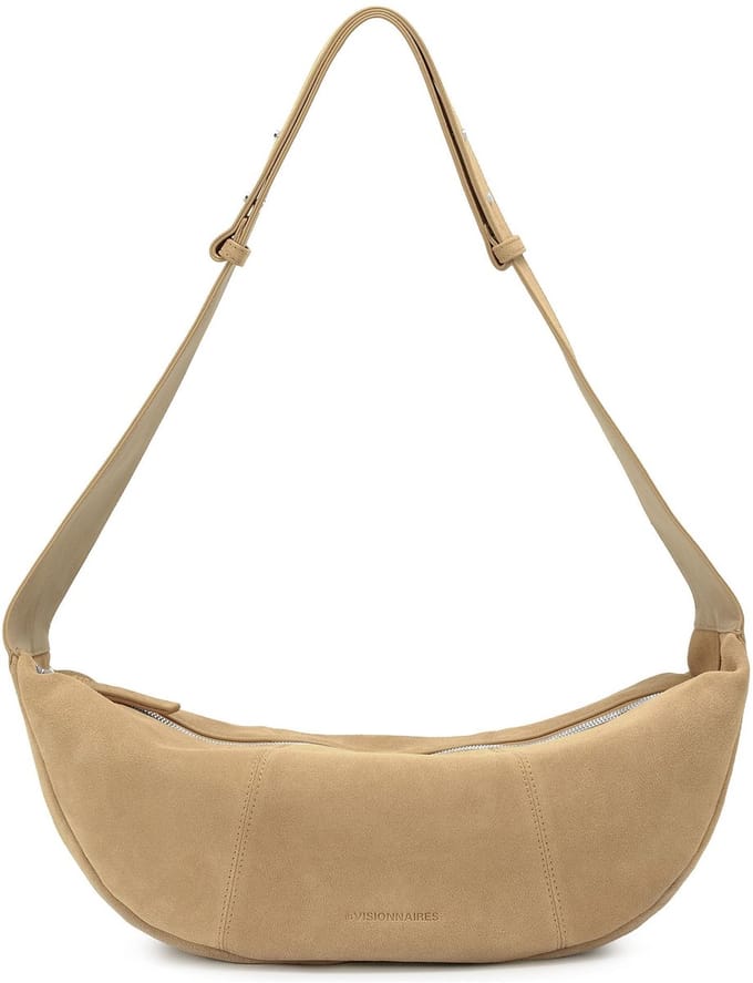 LES VISIONNAIRES Zoe Icon Schoudertas Leder 44 cm - Dames - soft tan
