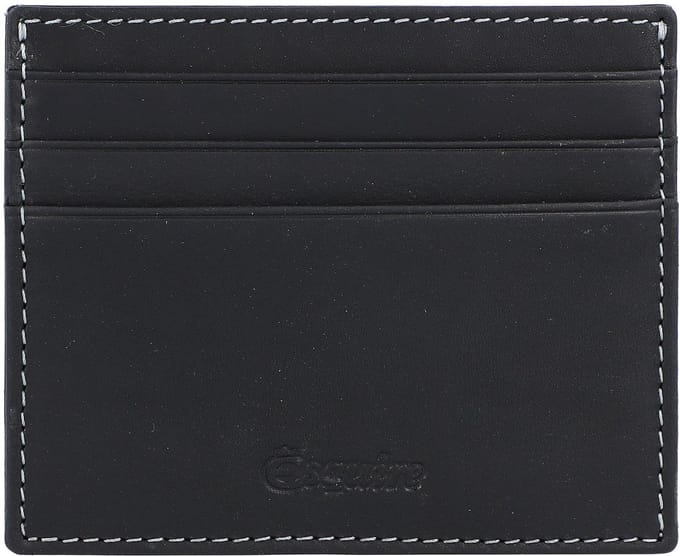 Esquire Oslo creditcard etui RFID leer 10 cm - 6 Sleuven - schwarz