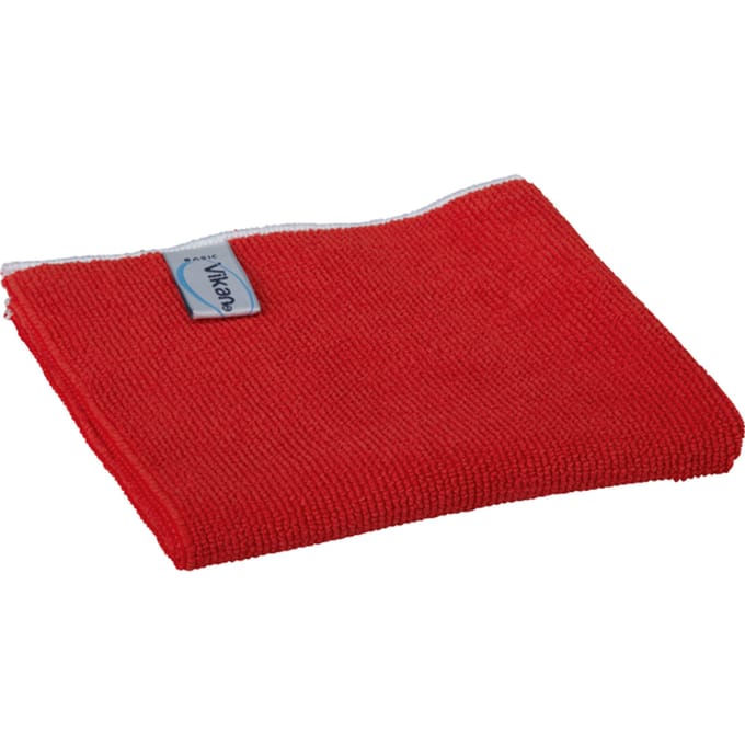 Microvezeldoek Vikan Basic 32x32cm rood