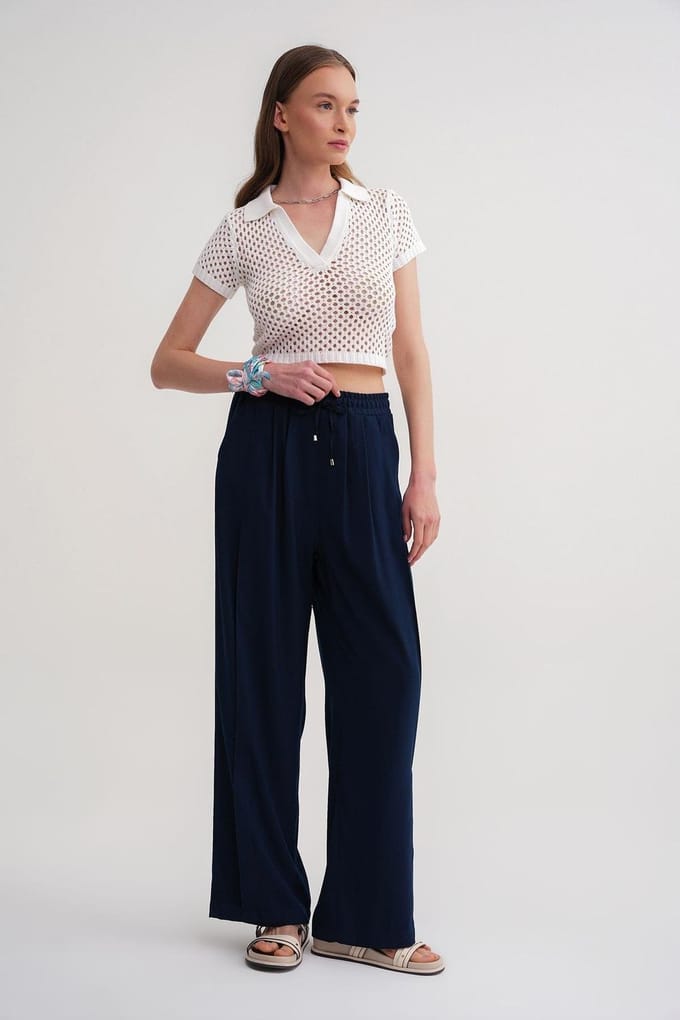 Basis Wijde Pantalon
