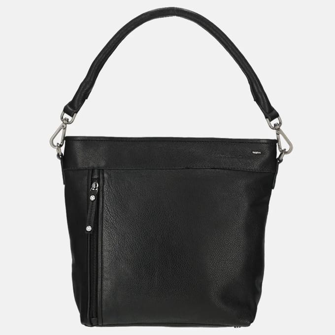Berba | Lucca | Schoudertas | Dames | leer | Zwart