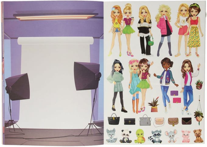 Creative Craft Group Besties Dress Me Up Sticker Book