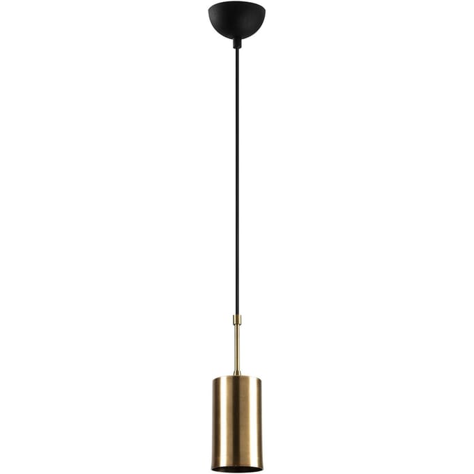 Asir Kroonluchter - Goud Zwart - 9 x 124 x 9 cm