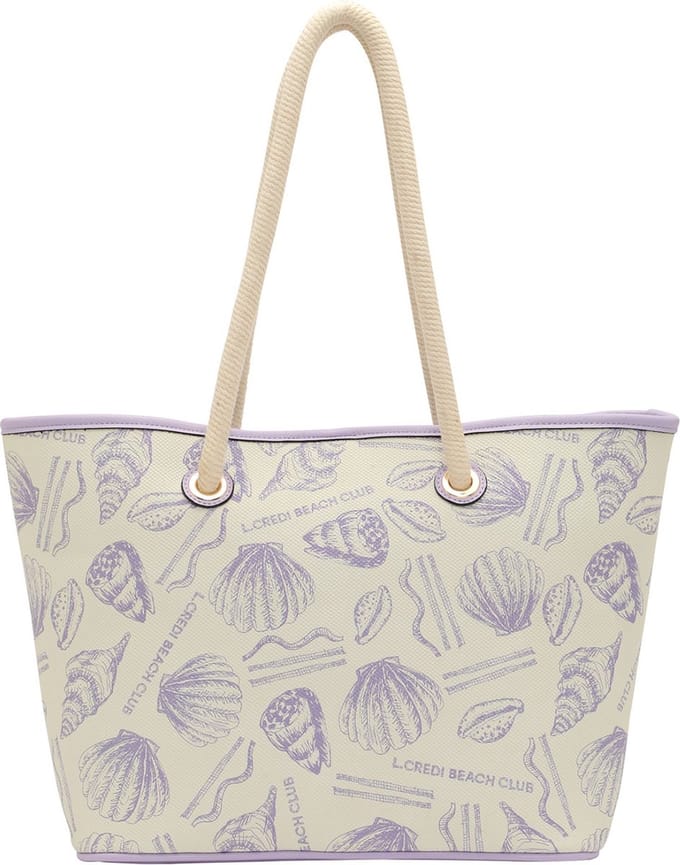 L.CREDI Kezia Shopper Tas 43 cm - 20 L - lilac