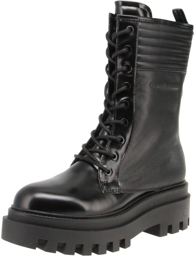 Calvin Klein Knee Boot dames veterboot - Zwart - Maat 40