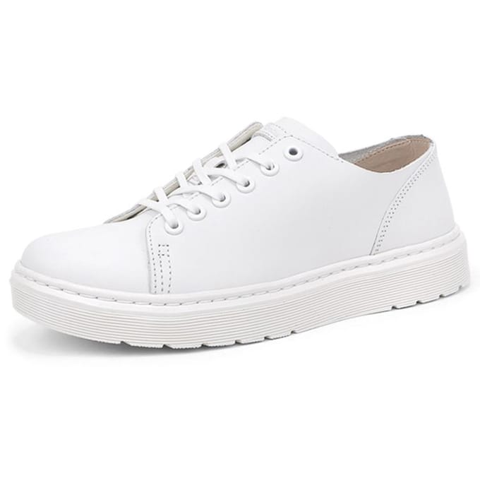 Dr. Martens Dante Leren Patchwork Mode Casual Platte Schoenen Damesschoenen Wit 22127100 36 white