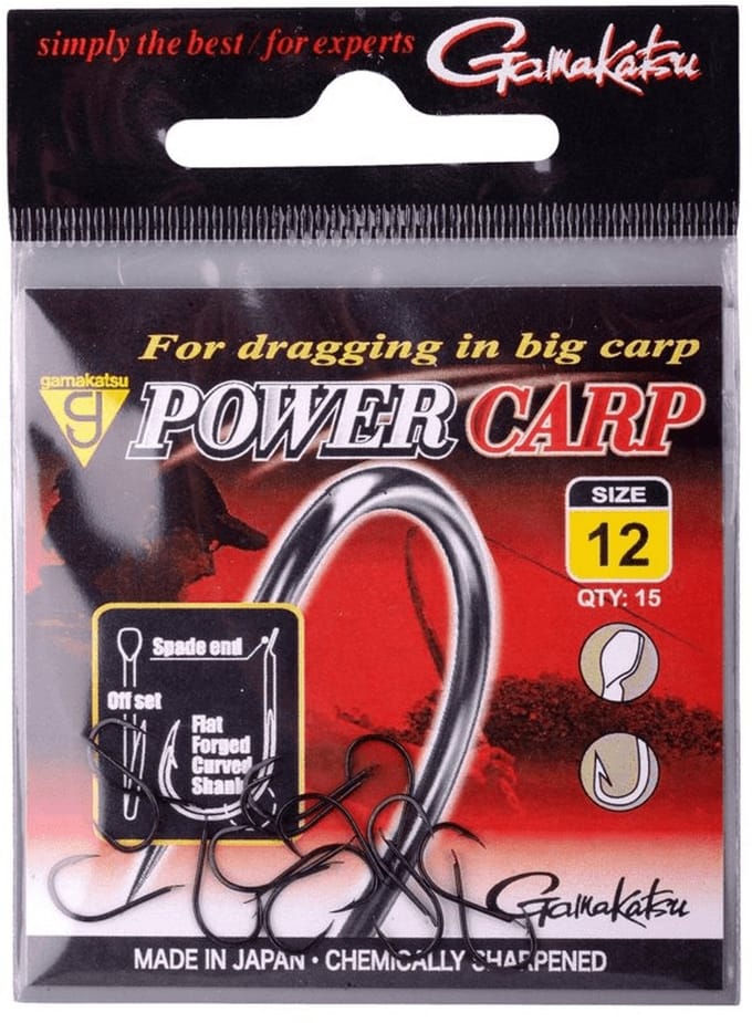 Gamakatsu Power Carp Hooks NSB | 15 Stuks #12