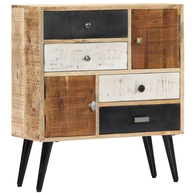 vidaXL - Dressoir - 70x30x78 - cm - massief - mangohout