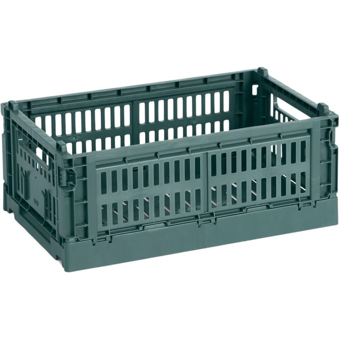 HAY Colour Crate mand S gerecycled - HAYCrateDarkGreen