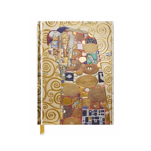 Gustav Klimt: Fulfilment (Blank Sketch Book) - Luxury Sketch Books - Flame Tree Studio