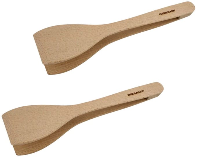Set van 2 FSC houten keukentangen 29,7 cm Fackelmann