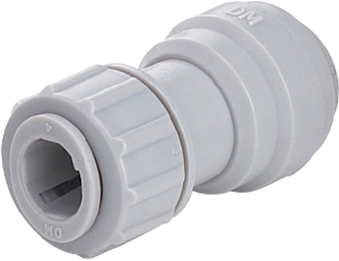 Koppeling voor slang - aansluiting 3/8" buis x 5/16" voeding, slangadapter, slangaansluiting, recht