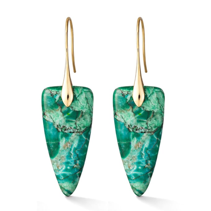 Marama Oorbellen Turquoise Pendant - natuursteen - premium kwaliteit