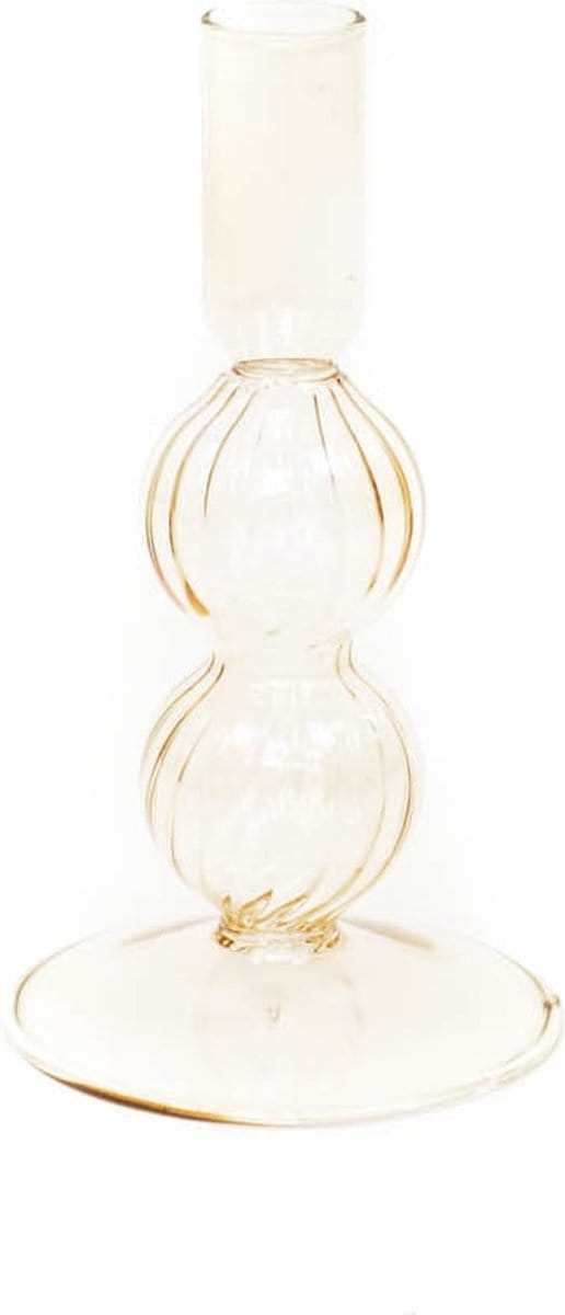 Housevitamin Bubbel Kandelaar - Amber - 9x16cm