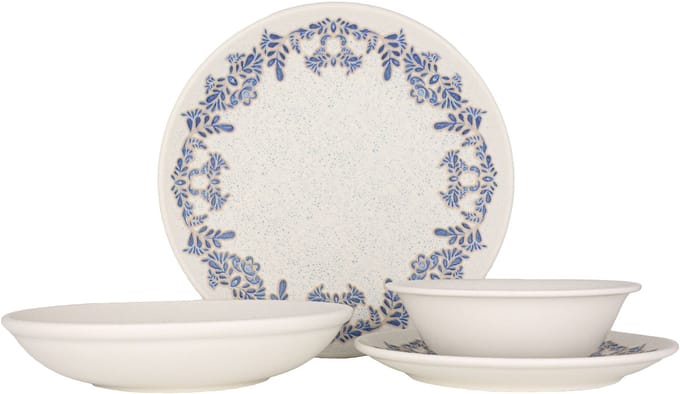 Rinart Serviesset (Medium) - Valeria - 24 delig - 6 persoons - Porselein