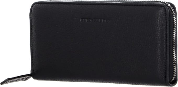 FREDsBRUDER Leren Portemonnee Hendassa Big Wallet Black Zwart