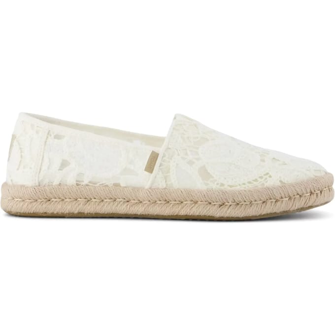 Haakbloemmotief Espadrilles Dames Toms Alpargata Rope 2.0