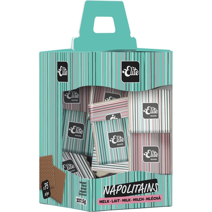Chocolade Elite Napolitains melk doos 75 stuks