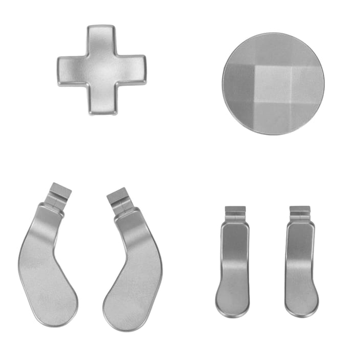 Manettes directionnelles de manette de jeu avec 4 pièces de palettes de déclencheur pour Xbox One pour Elite Series 2 white
