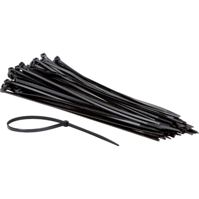 Kabelbinders IEZZY nylon 4.8x300mm D 81mm zwart 100 stuks