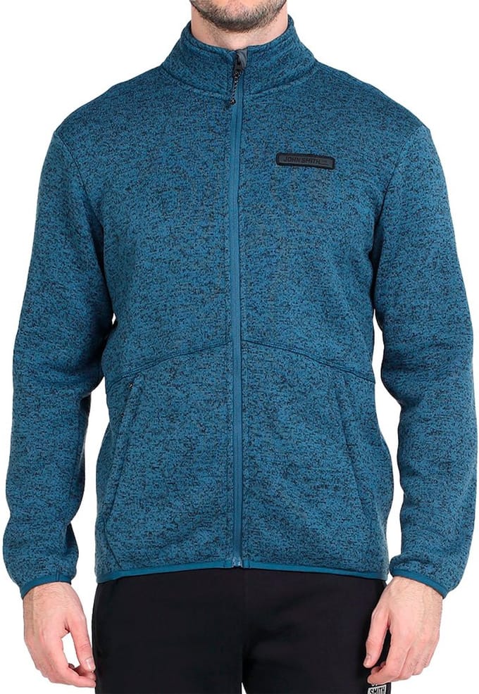 John Smith Jari Fleece Met Volledige Rits Blauw M Man
