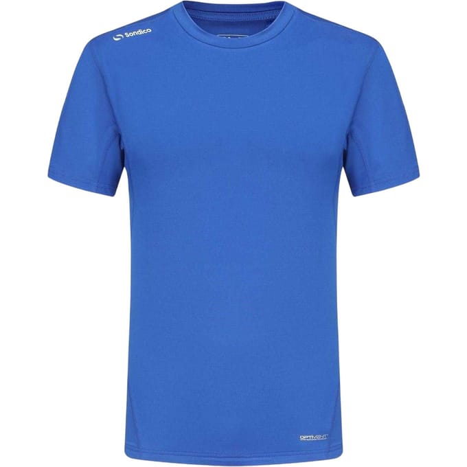 Sondico Effen basislaagshirt voor heren (Royaal Blauw)